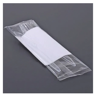 Набір виделка + ніж + серв. Bittner прозорі 100шт Набір виделка + ніж + серв. Bittner прозорі 100шт