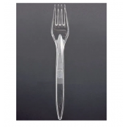 Виделка столова Bittner 18см прозора в інд. упак. 100шт