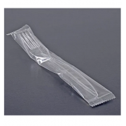 Виделка столова Bittner 18см прозора в інд. упак. 100шт