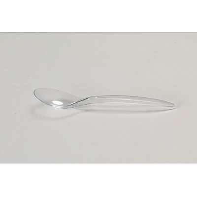 Ложка столова 18 см 100 шт. прозорі Преміум 1/32 Ложка столова 18 см 100 шт. прозорі Преміум 1/32