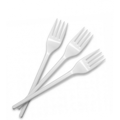 Вилка Super белая 16,5 см 100 штук в упаковке Вилка Super белая 16,5 см 100 штук в упаковке