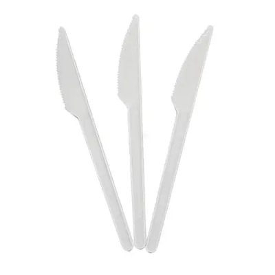 Ножі 16см 100шт білі FF Ножі 16см 100шт білі FF