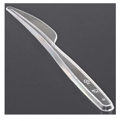 Ножі 18см 100шт прозорі Ножі 18см 100шт прозорі