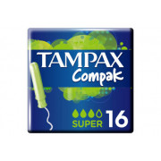 Тампоны Tampax Compakt Super Duo с аппликатором (16 штук)