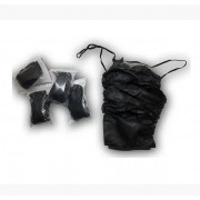 Трусы-стринги мужские L/XL из спанбонда черные 50 штук