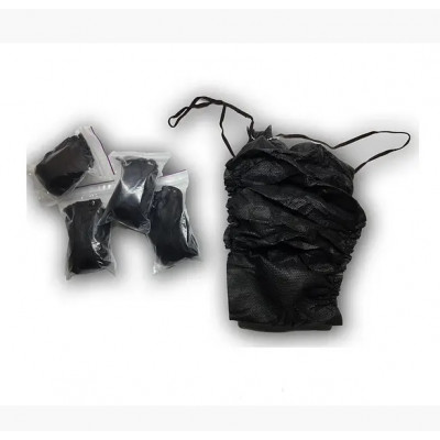 Труси-стрінги чоловічі L/XL зі спанбонду чорні 50 штук Труси-стрінги чоловічі L/XL зі спанбонду чорні 50 штук