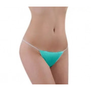 Трусики-стринги из спанбонда Doily цвет мятный 50 штук