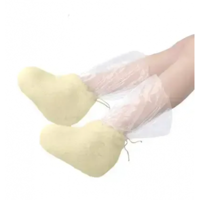 Сапоги многоразовые для парафинотерапии Doily® (1 пара/пач) из искусственного меха Цвет: крем, Бежевый Сапоги многоразовые для парафинотерапии Doily® (1 пара/пач) из искусственного меха Цвет: крем, Бежевый