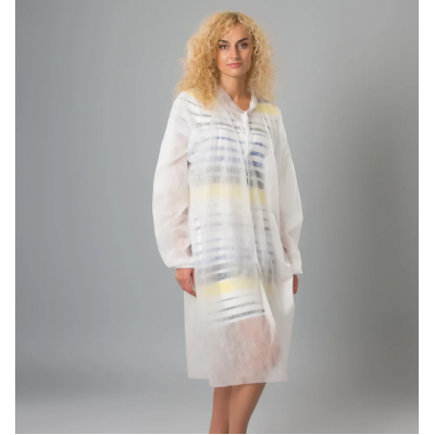 Халат PPM COMFORT+ на кнопках L/XL білий 1 штука Халат PPM COMFORT+ на кнопках L/XL білий 1 штука