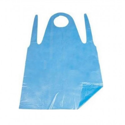 Фартух РМ синій поліетиленовий одноразовий 80х125 см 50 штук Фартух РМ синій поліетиленовий одноразовий 80х125 см 50 штук