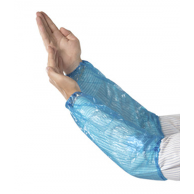 Нарукавники одноразові Fortius Pro™ 40х20 см (100 шт/пач) з поліетилену Колір: блакитний Нарукавники одноразові Fortius Pro™ 40х20 см (100 шт/пач) з поліетилену Колір: блакитний