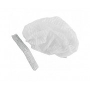 Шапочка медична на подвійній резинці Panni Mlada™ (100 шт/пач) зі спанбонду Колір: білий
