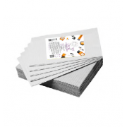 Серветка-нагрудник медична FP 3-х шарова 33х41 500шт/пач Кол...