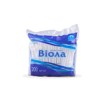 Палички гігієнічні Віола 200 штук п/е упаковка Палички гігієнічні Віола 200 штук п/е упаковка