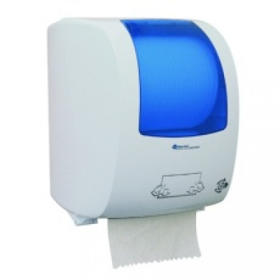 Автоматичний диспенсер паперових рушників в рулонах Merida CTN301 Top Maxi синій, механічний Автоматичний диспенсер паперових рушників в рулонах Merida CTN301 Top Maxi синій, механічний