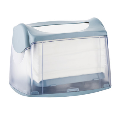 Держатель салфеток столовых fasto настольный бирюзовый/полупрозрачный пластик Держатель салфеток столовых fasto настольный бирюзовый/полупрозрачный пластик