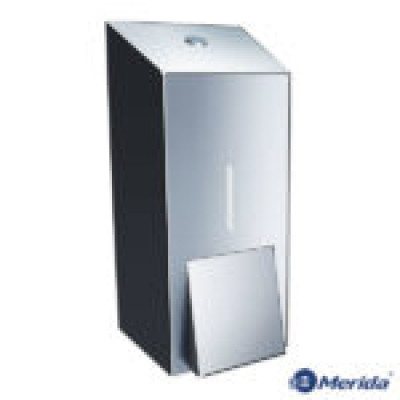 Дозатор для жидкого мыла Merida Stella Mini DSP102 нержавеющая сталь полированная (400 миллитров) Дозатор для жидкого мыла Merida Stella Mini DSP102 нержавеющая сталь полированная (400 миллитров)
