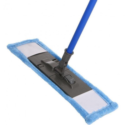 Швабра для вологого прибирання мікрофібра 42 см синя Швабра для вологого прибирання мікрофібра 42 см синя