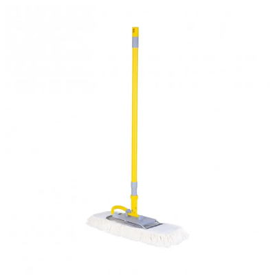 Швабра насадка из хлопка 60см с ручкой-телескоп 92-132см LUX Швабра насадка из хлопка 60см с ручкой-телескоп 92-132см LUX