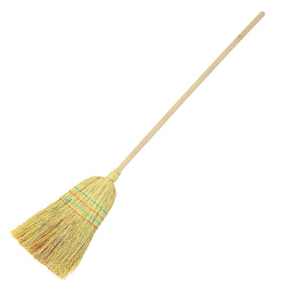 Метла сорго плоская с черенком Метла сорго плоская с черенком