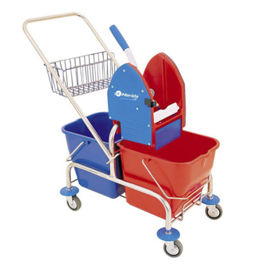 Візок збиральна з двома знімними відрами Merida MO3 хромований каркас Візок збиральна з двома знімними відрами Merida MO3 хромований каркас