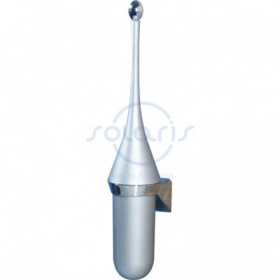 Щетка для унитаза подвесная Солярис 658satin Щетка для унитаза подвесная Солярис 658satin