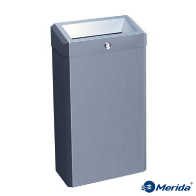 Кошик для сміття Merida Stella Mini KSM101 нержавіюча сталь матова 27 л Кошик для сміття Merida Stella Mini KSM101 нержавіюча сталь матова 27 л