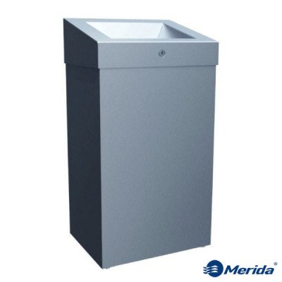 Кошик для сміття Merida Stella Maxi KSM102 нержавіюча сталь матова 47 л Кошик для сміття Merida Stella Maxi KSM102 нержавіюча сталь матова 47 л