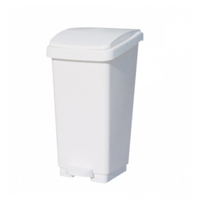 Кошик для сміття з педаллю Merida білий KAB405 50 л Кошик для сміття з педаллю Merida білий KAB405 50 л