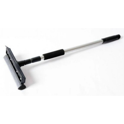 Швабра для мытья окон, губка 25см, алюминиевая ручка телескоп, 60-98см Швабра для мытья окон, губка 25см, алюминиевая ручка телескоп, 60-98см