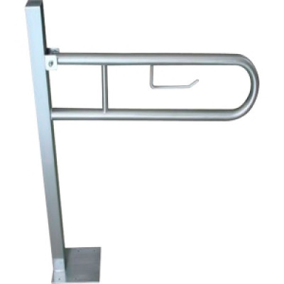 Поручень підлоговий, підьомний з тримач туалетного паперу MB-0103-S LOSDI Поручень підлоговий, підьомний з тримач туалетного паперу MB-0103-S LOSDI