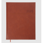 Щотижневик датов. 2026 ORION, A4, світло-коричневий