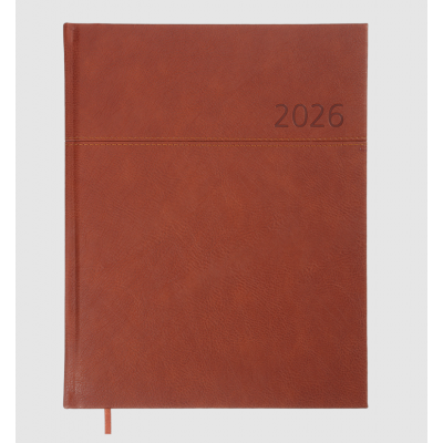 Щотижневик датов. 2026 ORION, A4, світло-коричневий Щотижневик датов. 2026 ORION, A4, світло-коричневий