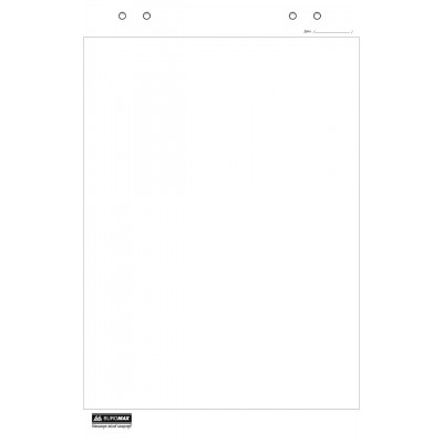 Блок паперу для фліпчартів 30 аркушів 64 х 90 см картонна коробка Блок паперу для фліпчартів 30 аркушів 64 х 90 см картонна коробка