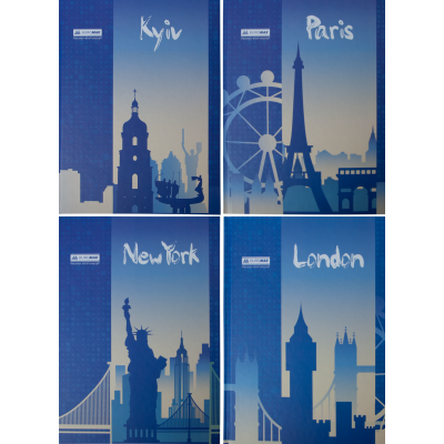 тверда обкладинка, матова ламінація, вибіркове лакування, фольгування тверда обкладинка, матова ламінація, вибіркове лакування, фольгування