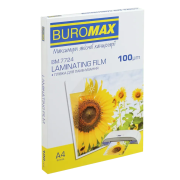Плівка для ламінування, 100 мкм, A4 (216x303мм), глянцева уп...