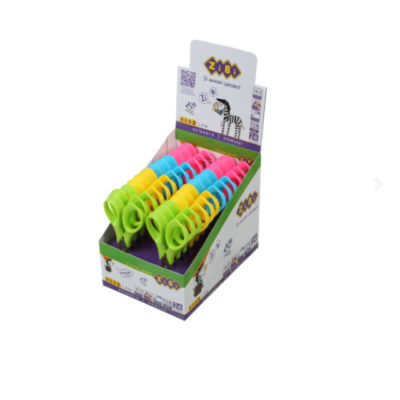 Ножиці дитячі 128 мм, асорті, з 3-D ручками, в картонному дисплеї, KIDS Line Ножиці дитячі 128 мм, асорті, з 3-D ручками, в картонному дисплеї, KIDS Line