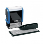 Самонабірний текстовий штамп 3 рядковий + каса знаків