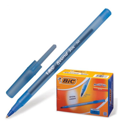 Ручка шариковая Bic Round Stic синяя Ручка шариковая Bic Round Stic синяя
