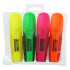 Набор из 4х текст-маркеров NEON 2-4 мм с резиновыми вставками Набор из 4х текст-маркеров NEON 2-4 мм с резиновыми вставками
