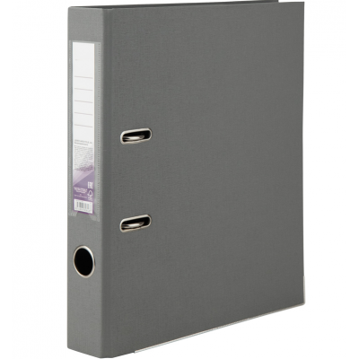 Папка-регистратор двуст. PP 5 см, собранная, серая Папка-регистратор двуст. PP 5 см, собранная, серая