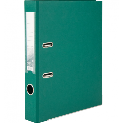 Папка-реєстратор двост. PP 5 cм, зібрана, темно-зелена Папка-реєстратор двост. PP 5 cм, зібрана, темно-зелена