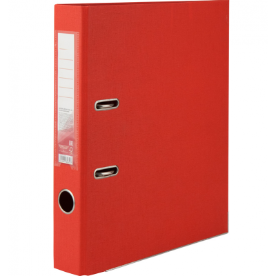Папка-регистратор двуст. PP 5 см, собранная, красная Папка-регистратор двуст. PP 5 см, собранная, красная