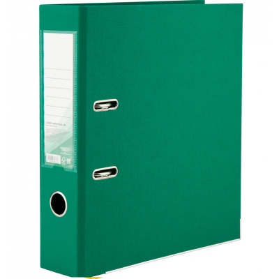 Папка-регистратор двуст. PP 7,5 см, собранная, зеленая Папка-регистратор двуст. PP 7,5 см, собранная, зеленая