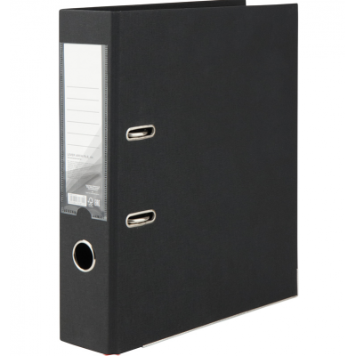 Папка-регистратор двуст. PP 7,5 см, собранная, черный Папка-регистратор двуст. PP 7,5 см, собранная, черный