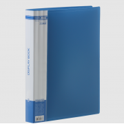 Папка пластикова з 60 файлами, JOBMAX, А4, синя