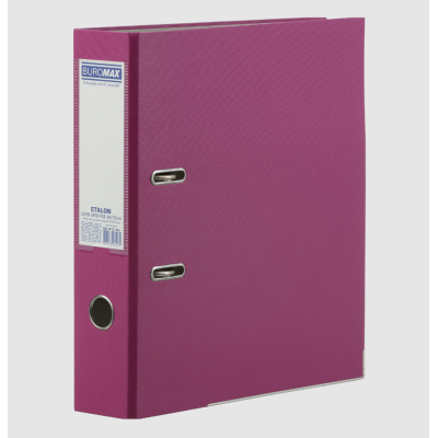 Папка-реєстратор двост. PP 7,5 cм, зібрана, бузковий Папка-реєстратор двост. PP 7,5 cм, зібрана, бузковий