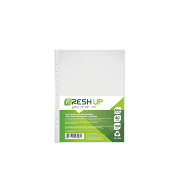 Файл для документів Fresh UP А4+, 40 мкм, 100шт. Файл для документів Fresh UP А4+, 40 мкм, 100шт.