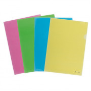 Папка-уголок А4 JOBMAX ассорти