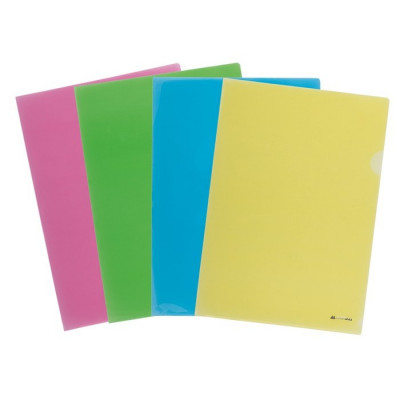 Папка-кутик А4 JOBMAX асорті Папка-кутик А4 JOBMAX асорті